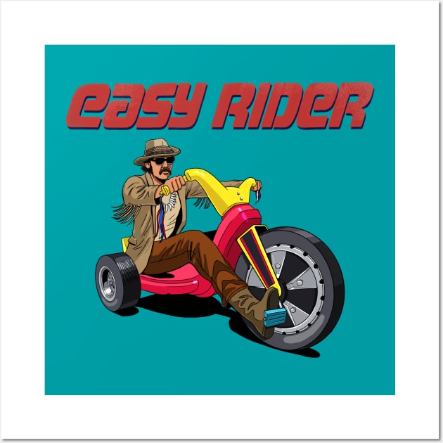 Easy Rider Wall Art by steveashillustration1971